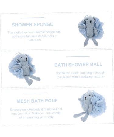 DOITOOL 1pc Cartoon Bath Ball Bathing Toy Bathroom Accessories Cleaning Sponge Infants Water Toy Bath Tub Exfoliate Shower Sponge Exfoliating Body Puff Cute Child Pouf Pe - Buy Online on GoSupps.com