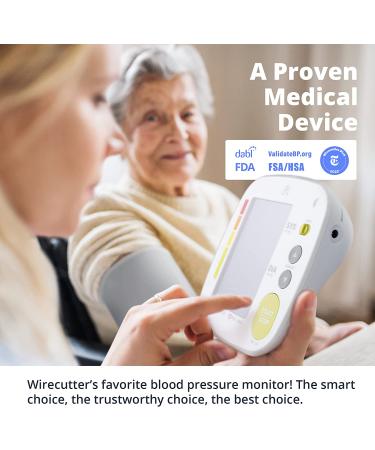 Balance Bluetooth Blood Pressure Monitor Cuff with Large Display - Digital Smart BP Meter for Upper Arm - Includes Tubing and Device Bag - Buy Online on GoSupps.com