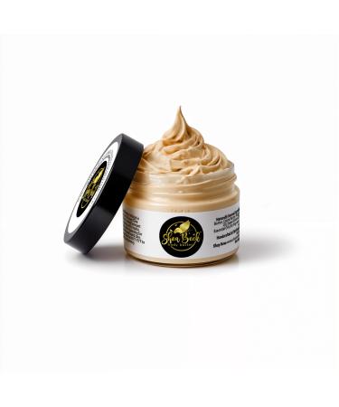 Shea Beck Body Butter Pure & Natural Whipped Body Butter with Shea Cocoa & Mango Butters + Jojoba Avocado & Sweet Almond Oils | Skin & Beard Care (Oatmeal Milk and Honey)