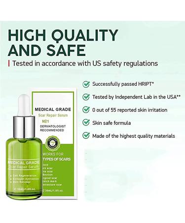 Goopgen Advanced Scar Repair Serum - Nature Scar Treatment for Acne, Surgical Scars, and Stretch Marks (1pcs) - Buy Online on GoSupps.com