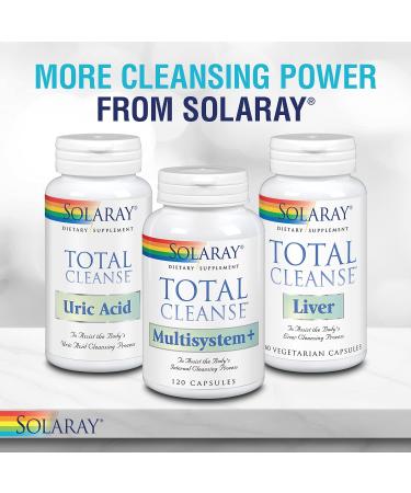 Solaray Total Cleanse Lymph - 60 Vegetarian Capsules for Detox & Immune Support - Buy Online on GoSupps.com