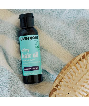 Everyone Hair Care Hair Oil - Coconut & Lemon | 2 fl oz | Sulfate & Paraben Free | Shine & Frizz Control Treatment - Buy Online on GoSupps.com
