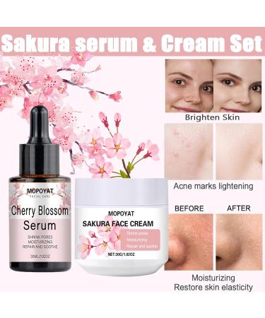 Natural Skin Care Sets & Kits Sakura Skin Care For Teenage Girls Facial Kit Skincare Set Pamper Sets For Women Gifts Cherry Blossom Skincare Gift Set with Cream Serum - Buy Online on GoSupps.com