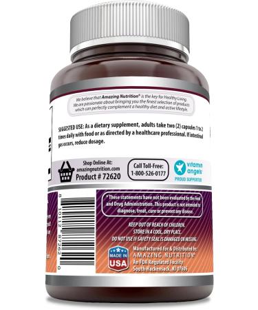 Amazing Formulas MSM Supplement 2000mg - Non-GMO Gluten Free Made in USA - 120 Capsules (1 Pack) for Joint & Skin Health - Buy Online on GoSupps.com