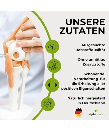 High-Dose Glucosamine Chondroitin - 240 Vegan Joint Capsules with MSM Hyaluronic Acid & Vitamins - No Magnesium Stearate - Buy Online on GoSupps.com