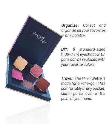 Buy Single Eyeshadow Magnetic Palette - 8 Color Soft Angelic Makeup Powder | Travel Size Metal Stickers Included - Buy Online on GoSupps.com
