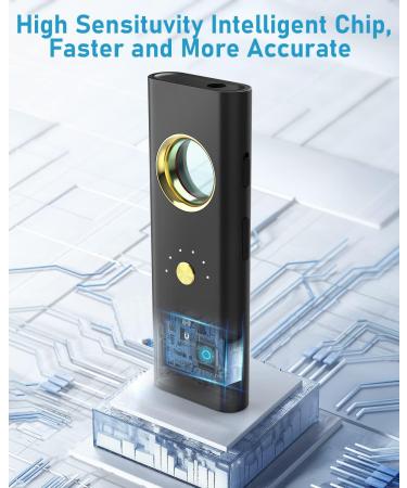 Smhawk Portable Hidden Camera & GPS Tracker Detector Anti-Spy Wireless Signal Scanner - 6 Levels Sensitivity, 36H Battery, Infrared Finder - For Home, Office, Travel, Car - Buy Online on GoSupps.com