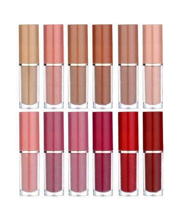 Lip Gloss | 12 Long-Lasting Colors with Glossy Finish Moisturizing Lip Gloss with Shiny Effect - for Women and Girls Dates Travel Work Stage Vacation Shopping Meetings