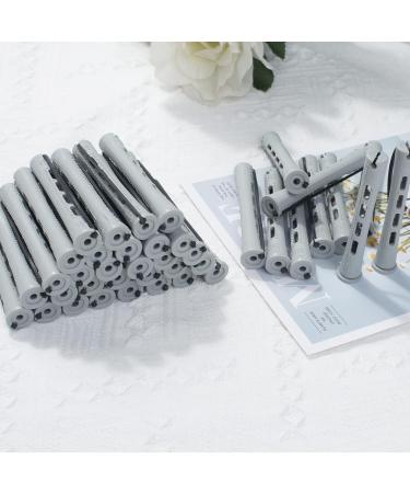 60 pcs Grey Perm Rods Hair Rollers for Natural Hair Styling - 0.59 inch Small Size - Buy Online on GoSupps.com