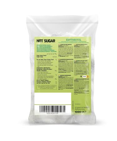 Bodylab24 100% Erythritol 1000g | Zero-Calorie Sugar Substitute for Baking & Cooking 70% Sweetness of Sugar - Buy Online on GoSupps.com