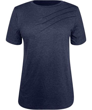 Shop Genetic Summer Women's V-Neck Cotton T-Shirts | Casual Loose Blouse in Big Sizes | Trendy Oversized Tops on Sale - Buy Online on GoSupps.com