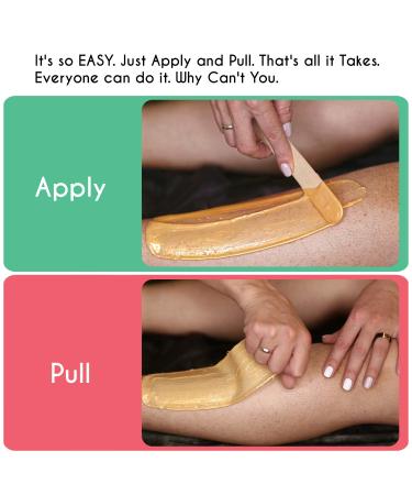 Easy to Use Hard Wax Beans for Sensitive Skin - Brazilian Bikini & Full Body Hair Removal | 500g Made in Italy (Passionfruit - Buy Online on GoSupps.com