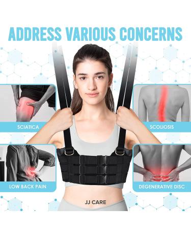 JJ CARE Spinal Decompression Harness for Lower Pain Relief and Back Traction - Ideal for Bulging, Degenerative, and Herniated Discs - Buy Online on GoSupps.com