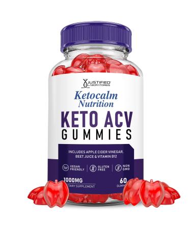 Ketocalm Nutrition Keto ACV Gummies Advanced Formula 1000MG Keto Calm Nutrition Keto Gummies Apple Cider Vinegar Formulated with Pomegranate Beet Juice Powder B12 Vegan Non GMO 60 Gummys 60 Count (Pack of 1)