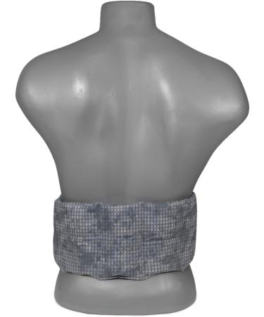 Organic Spelt Pillow 7-Chamber Heat Cushion | Grain Pillow 65x15cm - Vintage Grey-Blue | Sustainable Comfort for International Shipping - Buy Online on GoSupps.com