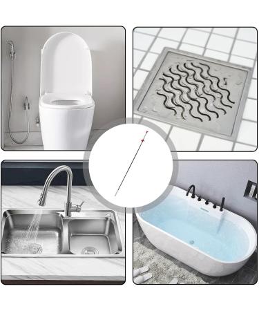 Drain Clog Remover - 4-Claw Drain Hose Pickup Stick Pipe Unclogging Grabber - Reaching Assist Grabber Pick Up Tool for Cleaning Bathroom Kitchen Shower Drain Cle-ca 0.9 Meters - Buy Online on GoSupps.com