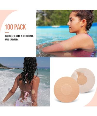 100 Pcs Waterproof Adhesive CGM Sensor Covers - Sweatproof Pre-Cut Tape for Skin - Protects Continuous Glucose Monitor - Buy Online on GoSupps.com