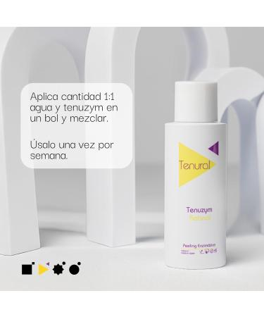  Tenural Tenuzym Retinal Anti-Ageing Enzymatic Peeling with Retinal and Hyaluronic Acid - Exfoliates Firms & Reduces Wrinkles for Mature Skin - 100ml - Buy Online on GoSupps.com