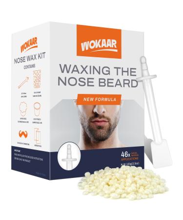 2023 NEW Wokaar Nose Wax Kit Ear Hair Waxing Kit Long Lasting & Easy to Use Wax Beads for Hair Removal