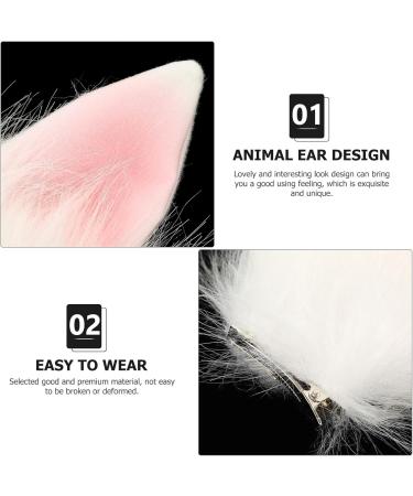ibasenice 1 Pair of Rabbit Ear Hair Clip Bunny Bobby Pin 2025 New Year Hair Clips Fox Ear Hair Barrettes Rabbit Costume Hair Prop Hair Accessories for Women Girls - Buy Online on GoSupps.com