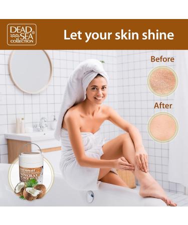 Dead Sea Collection Coconut Oil Body Butter - Nourishing Moisturizer with Dead Sea Minerals for Soft Smooth Skin - 16.9 FL. OZ - Buy Online on GoSupps.com
