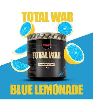 Redcon1 Total War - Pre Workout  30 Servings  Boost Energy  Increase Endurance and Focus  Beta-Alanine  Caffeine (Blue Lemonade) - Buy Online on GoSupps.com