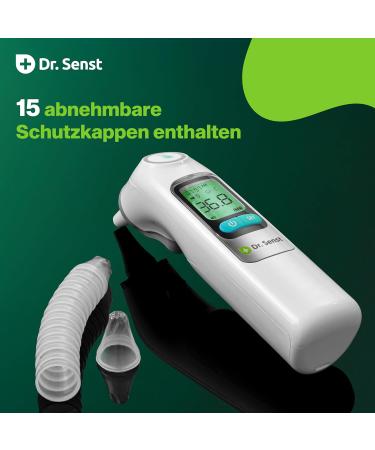 Dr. Senst Ear Fever Thermometer | Fast & Accurate Temperature Measurement for Reliable Results - Buy Online on GoSupps.com