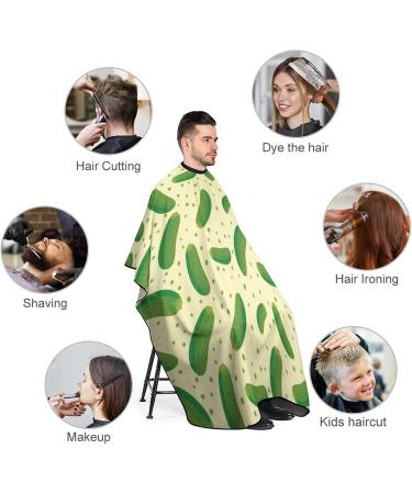 Buy Pickle Pattern Barber Cape | Adjustable Snap Hair Cutting Apron for Adults - International Shipping - Buy Online on GoSupps.com
