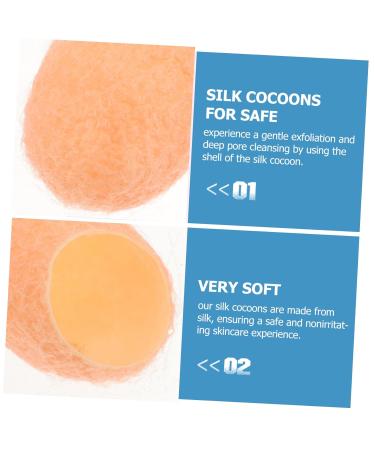 FRCOLOR 20pcs Natural Silk Exfoliating Cocoon Balls for Facial Care - Effective Cleansing & Skin Care Supplies - Buy Online on GoSupps.com