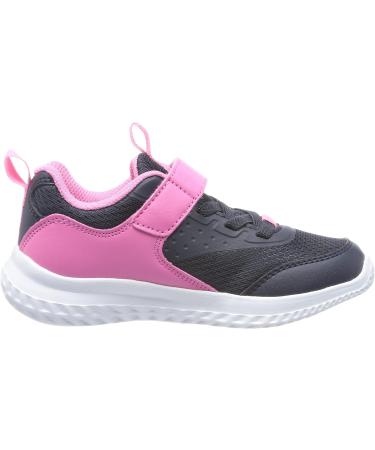Reebok Girl's Rush Runner 4.0 Alt Sneakers - 12 UK Child - Vector Navy/True Pink/Lucid Lilac - Buy Online on GoSupps.com