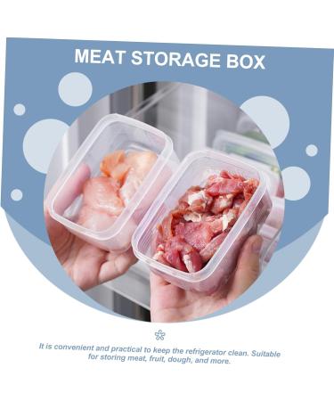 FUNOMOCYA 6pcs Crisper Containers for Food Refrigerator Organizer Keeper Kitchen Vegetable Boxes Dumpling - Buy Online on GoSupps.com