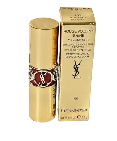 Buy Yves Saint Laurent Rouge Volupt Shine Lipstick Balm 155 Burgundy | International Shipping Available - Buy Online on GoSupps.com