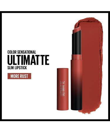 Maybelline Color Sensational Ultimatte Matte Lipstick - More Rust 1 Ounce (Pack of 1) - Buy Online on GoSupps.com