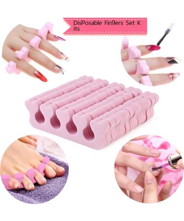 60 PCS Soft Sponge Toe Separators for Manicure & Pedicure - Nail Art Dividers for Toe & Finger Relaxation - Buy Online on GoSupps.com