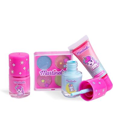  Martinelia MARTINELIA - Unicorn Complete Makeup Set - 2 Varnishes 4 Eyeshadows 1 Gloss - Children's Makeup - Girl Gift Set - Buy Online on GoSupps.com