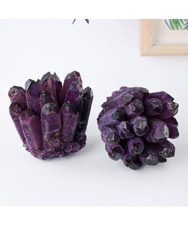 Room Decoration Rock Crystal Clear Amethyst Cluster Geode Druzy Specimen Amethyst Raw Cluster Crystals Point for Reiki Feng Shui Home D cor 500-700g (Color : 500-700g) - Buy Online on GoSupps.com