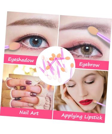 CANIGHT 80pcs Eye Shadow Sponge Eyeshadow Sponge Brush Plastic Makeup Brush Non Latex - Buy Online on GoSupps.com
