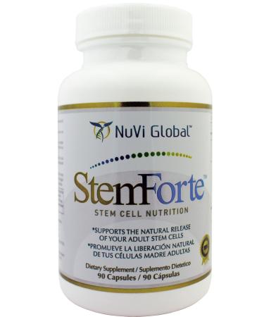 Stemforte Stem Cell Supplements - Anti Aging Supplement Stem Cell Nutrition to Promote Cellular Regeneration and Repair Regenerate Old & Damage Cells for Vitality and Overall Well-being (90 Capsules) - Buy Online on GoSupps.com