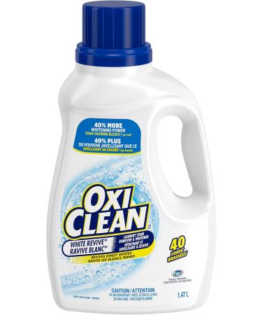 OxiClean White Revive Laundry Stain Remover Liquid 1.47-L & White Revive Laundry Stain Remover Paks 18 Count Liquid + LAUNDRY_DETERGENT - Buy Online on GoSupps.com