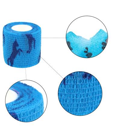 6 Piece Dog Bandage Vet Wrap Cohesive Bandages Elastic Comfy Gauze Bandanas Viscous Motion Non-Woven Elastic Bandage Suitable for Dog Bandage Pet Dogs Leg/Ear/Knee/Ankle/Paws Wound Tape - Buy Online on GoSupps.com