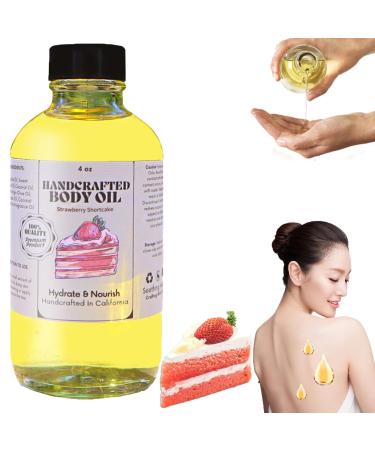 Coconut Cream Pie Body Oil, Handmade Body Oil, Coconut Cream Pie, Vanilla Body Juice Oil, Vanilla (Strawberry) Moisturizing Body Oil