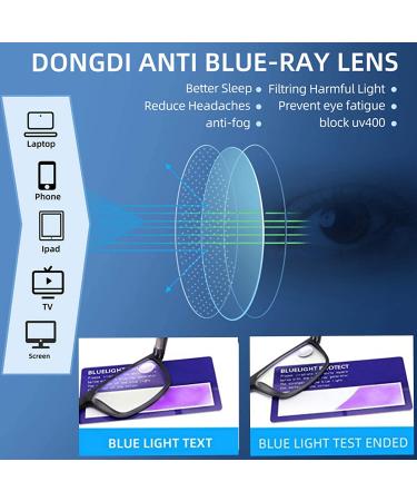 Blue Light Blocking Reading Glasses 4 Pack - Anti Glare Computer Readers for Women Men - UV Ray Filter Eyeglasses +2.50 Diopters - Buy Online on GoSupps.com