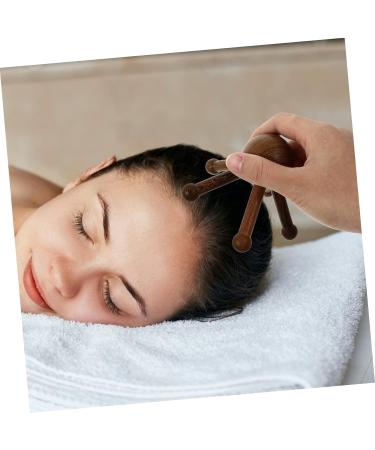CLISPEED 4pcs Massager - Five Claws Spider Scalp Scrubber | Handheld Wenge Spa Tool for Relaxation & Stress Relief - International Shipping Available - Buy Online on GoSupps.com