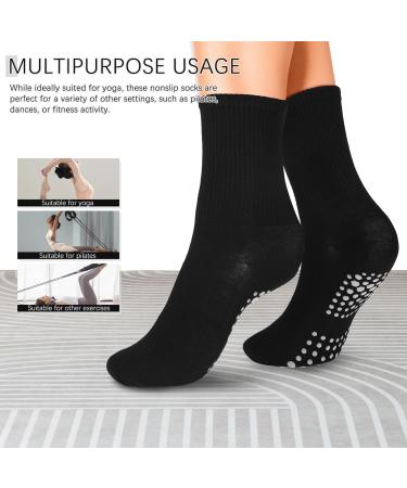  Beavorty Beavorty Grip Pilates Socks For Women 5 Pairs Non-Slip Yoga Socks Sports Socks Breathable Dance Socks For Bar Ballet Barefoot Workout - Buy Online on GoSupps.com