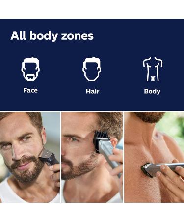 Philips Norelco Multigroomer 7000 | 23-Piece All-in-One Men's Trimmer Kit - Beard, Head, Body & Face Care - Buy Online on GoSupps.com