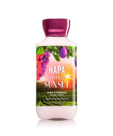 Bath and Body Works Shea and Vitamin E Lotion Napa Valley Sunset 8 Ounce Full Size Retired Fragrance