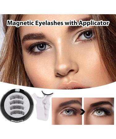 Natural Magnetic Eyelashes Lightweight Makeup Lashes Magnetic - With Clip Natural Look Magnetic Lashes Magnetic Fake Lashes For Easy Application - Buy Online on GoSupps.com