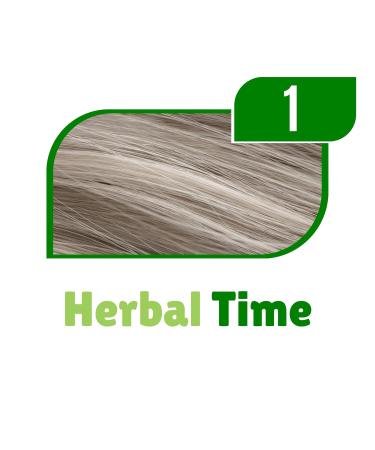 Herbal Time Natural Hair Color - Henna Silver Blonde N 1 | Ammonia-Free Sulfate-Free Paraben-Free | 100% Vegetable | Temporary 75ml Hair Dye - Buy Online on GoSupps.com