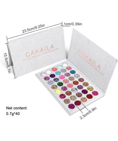 2 Eyeshadow Palette 40colors Highly Pigmented Eye Makeup Palette - Pressed Eyeshadow Makeup Palette Eye Shadow Powder Long Lasting Waterproof Uwariloy 2 Pcs a - Buy Online on GoSupps.com