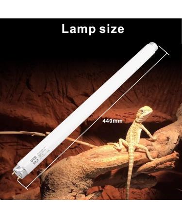 DERPIPE Reptile Light UVB 10.0 T8 Fluorescent Tube 15W for Desert Animals - Enhance D3 Synthesis | Lizard, Snake, Turtle Lamp - Buy Online on GoSupps.com